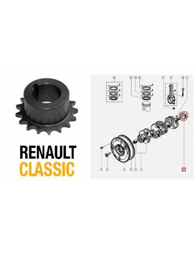 Piñón de Distribución RENAULT 4, 5,...