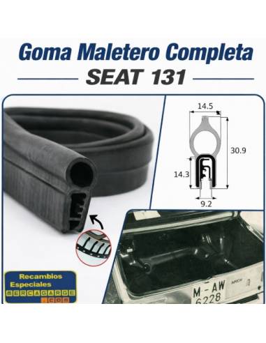 Goma estanqueidad Maletero OEM - SEAT...