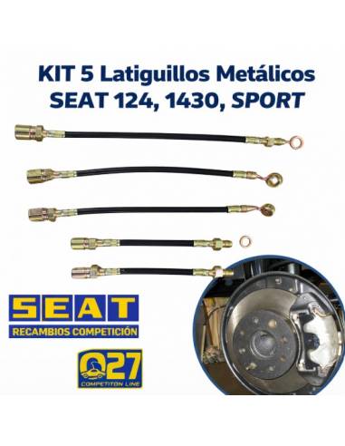 KIT Latiguillos Metálicos SEAT 124 /...