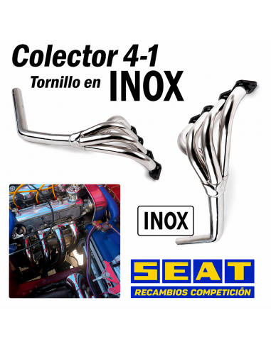 Colector Escape Tornillo 50mm -...