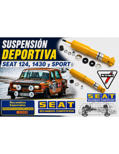 KIT 4 Amortiguadores KONI SEAT 124 - Regulables 2