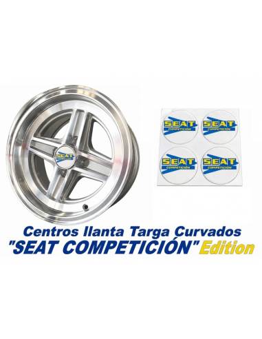 4 Unidades Centros LLanta TARGA "SEAT...