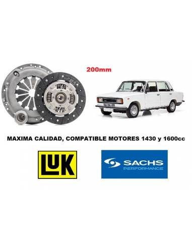 KIT Embrague 124/1430/131 200mm...