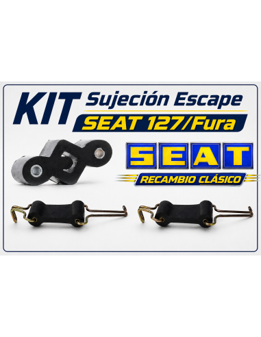 KIT Sujeción Escape Clásico SEAT 127...