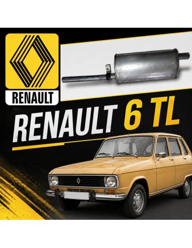 Silencioso Escape Renault R6 TL