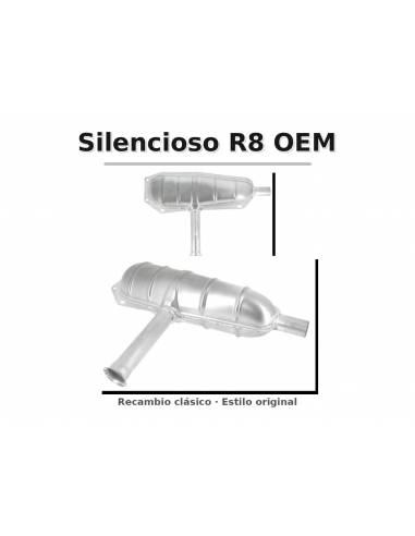 Silencioso Renault 8 / 10 - OEM