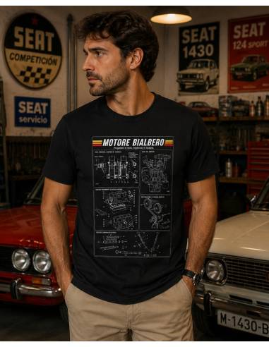 Camiseta Motor Bi-árbol - Bialbero...