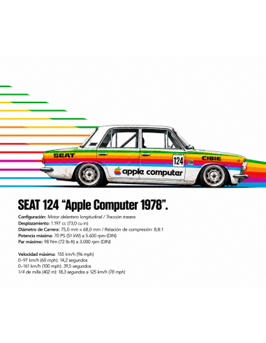 Camiseta SEAT 124 by APPLE