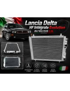 Radiador Aluminio Lancia Delta HF Integrale Evolution 8V/16V/EVO 2.0L