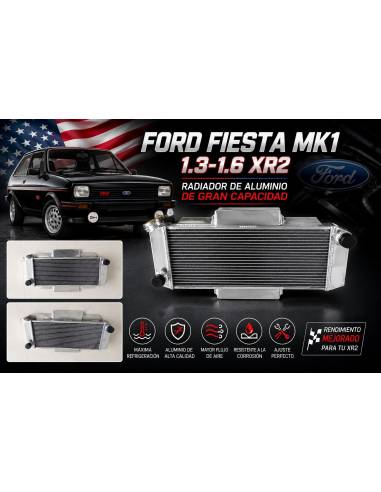 Radiador Aluminio Ford Fiesta MK1...