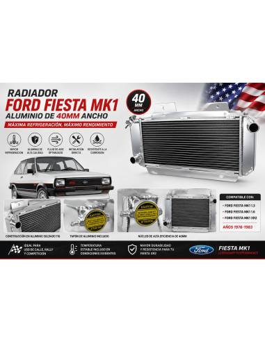 Radiador Aluminio Ford Fiesta MK1 -...