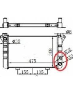 Radiador Motor R12 OEM - 2x... 2