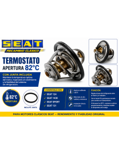 Termostato SEAT 131, 124 ,...