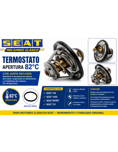 Termostato SEAT 131, 124 , 1430,...