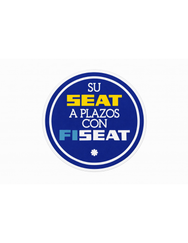Pegatina "FISEAT" - Su SEAT a Plazos....