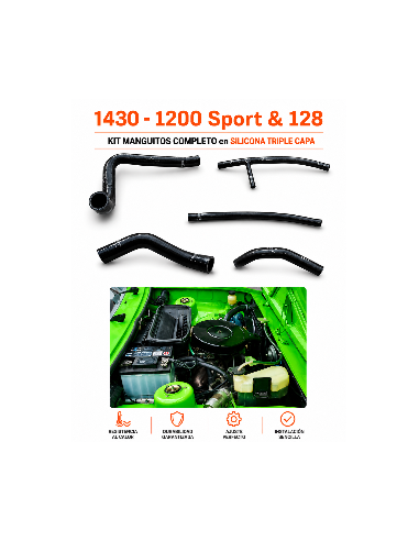 KIT Manguitos SILICONA SEAT 1200/1430...