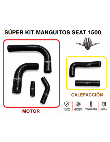 Súper KIT Manguitos SEAT 1500 - GASOLINA