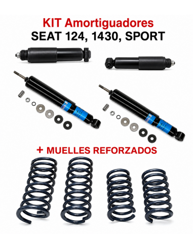 KIT Amortiguación GAS - SEAT 124,...