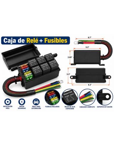 Caja de Reles y  Fusibles 12V...