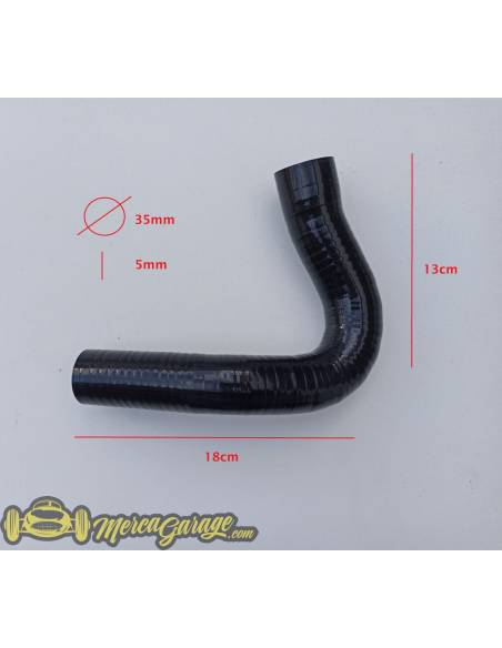 Manguito Silicona Inferior/radiador Seat 124 motores 1600 1800 / Sport