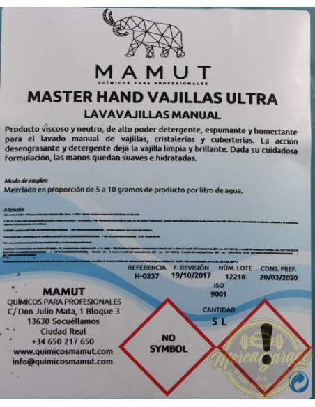 Master Hand Vajillas Ultra