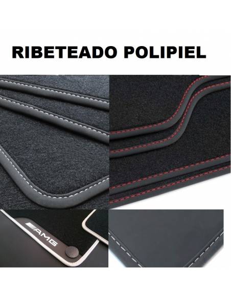 Alfombrillas Mixtas cuero Alfa Romeo STELVIO (2017-Presente)