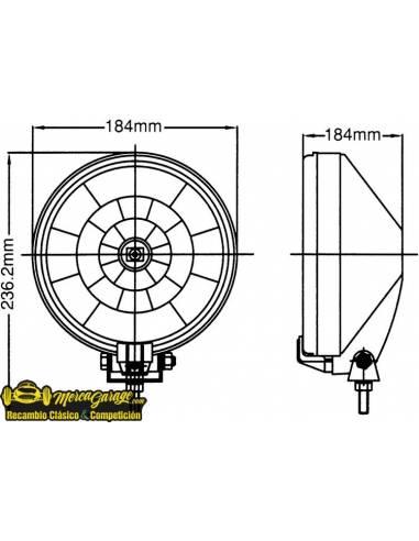 FARO LARGO ALCANCE W/H3 12V 55W...