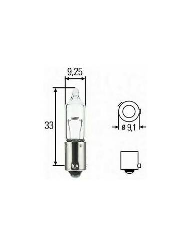 HELLA -H21W 24V - Bombilla VEHÍCULO...