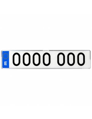 Placa Matrícula Europea "La Habitual"...