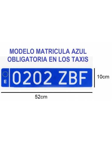 Placa Matrícula Acrílica para...