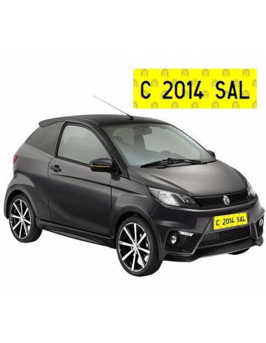 Placa Matrícula Acrílica Cuadriciclo...