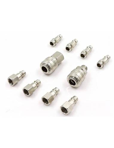 KIT Conectores Neumática - BSP 1/4 -...