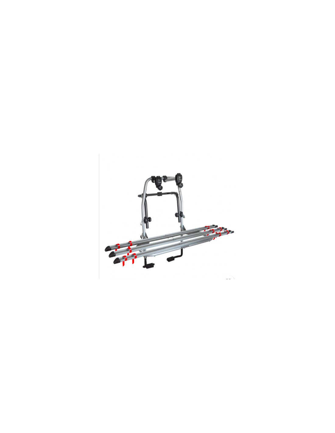 ENABO 000039100000 Steel Bike Portabicicletas De Vuelta, Acero, Con 2