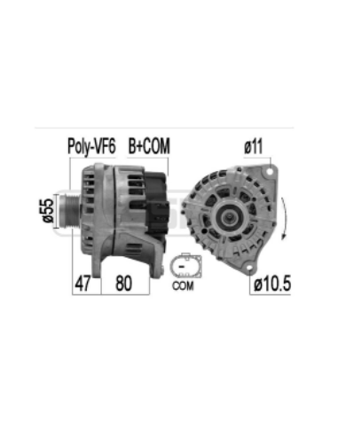 Alternador Seat 127-128