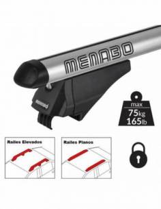 Barras de Techo Menabo TIGER SILVER para SEAT Leon IV (MK4) Sporturer (No tetto in vetro / No glass sunroof) 5 20-