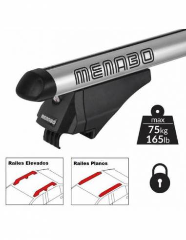 Barras de Techo Menabo TIGER SILVER...