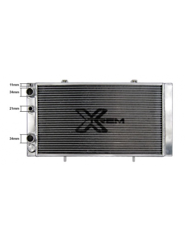 Radiador de aluminio Renault Clio 3...