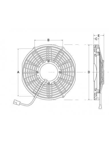 Ventilador universal ultraplano...