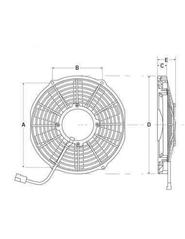 Ventilador universal ultraplano...