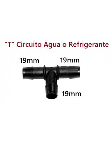 "T" Circuito Agua o Refrigerante 19mm
