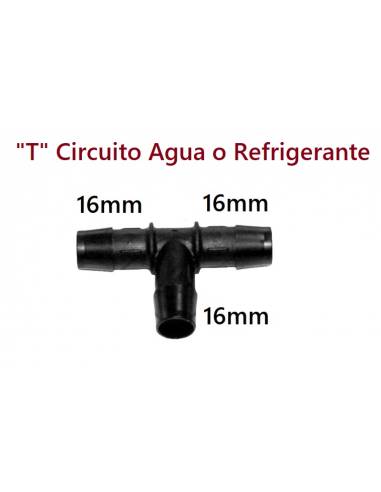 "T" Circuito Agua o Refrigerante 16mm