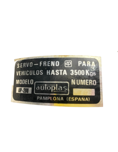 Servofreno AP-200 Vehículo hasta...