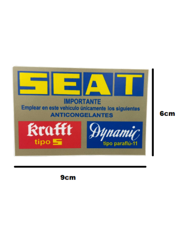Pegatina "SEAT KRAFFT"...