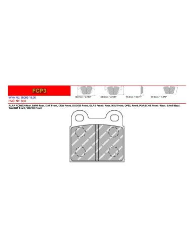 Pastillas FERODO RACING DS2500 para...
