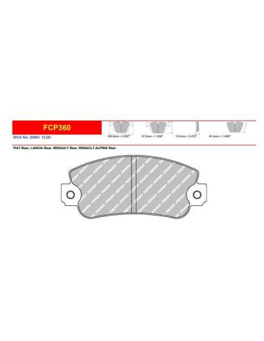 Pastillas FERODO RACING DS2500 para...