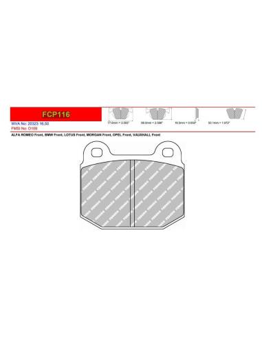 Pastillas FERODO RACING DS2500 para...
