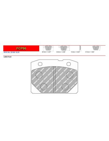 Pastillas FERODO RACING DS2500 para...