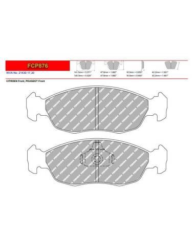 Pastillas FERODO RACING DS2500 para...